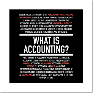 Accounting Defined - Accountant Posters and Art